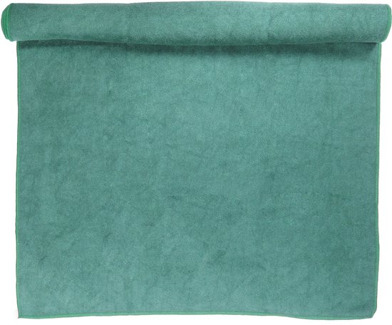 VirtuFit Premium Yoga Mat Handdoek - Absorberend - Anti-slip - 183 x 61 cm - Ocean Green van Merkloos