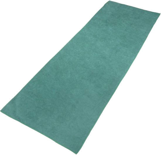 VirtuFit Premium Yoga Mat Handdoek - Absorberend - Anti-slip - 183 x 61 cm - Ocean Green van VirtuFit
