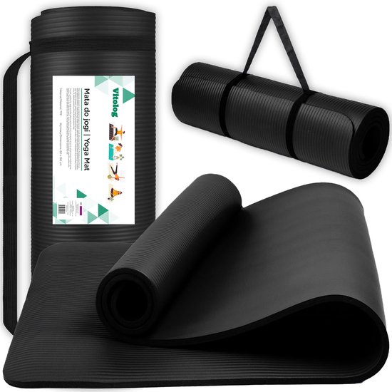 Vitolog - Yogamat - 180cm - Antislip - NBR Rubber van Merkloos