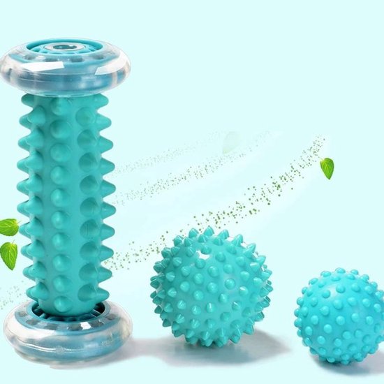 Voetmassage roller tip bal verlicht fasciitis plantar, verschillende hardheid triggers punt spierroller voet, achterbeen, palm ontspannen van Hoxiguo