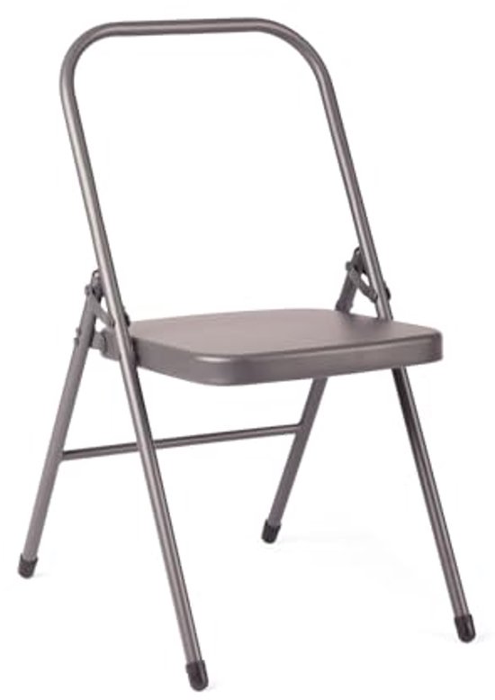 Vouwbare Yoga Stoel voor Iyengar Yoga - Ideaal voor Rek- en Draairoefeningen - Stabiliteit en Ruimtebesparing van Merkloos