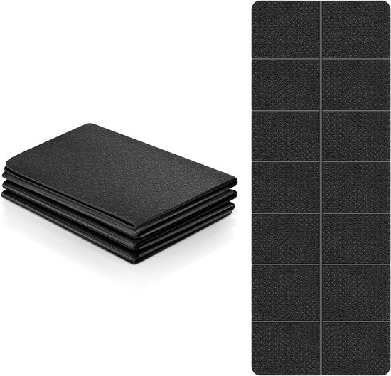 Vouwbare Yogamat van 4 mm Dikte - Antislip TPE Mat voor Yoga, Pilates, Fitness en Training
