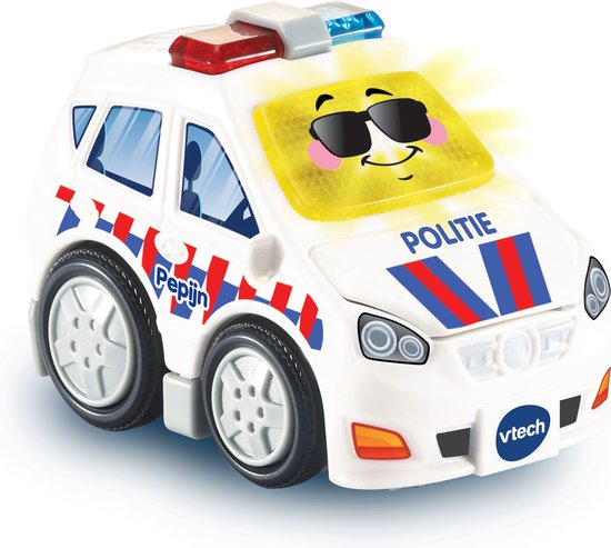 VTech Toet Toet Auto’s Pepijn Politie - Interactief Speelgoed - Met Licht en Geluidseffecten - Wit - Cadeau - 1 tot 5 jaar van VTech