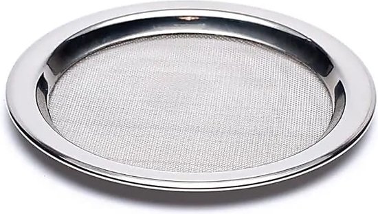 Wierook accessoires rvs zeef groot - 12.5 cm van Merkloos