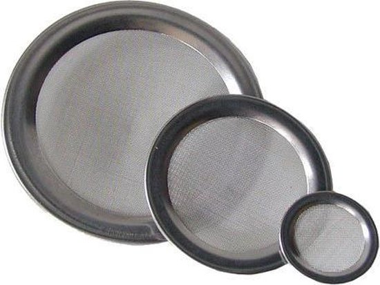 Wierook accessoires rvs zeef klein - 4.5 - Roestvrijstaal van Merkloos