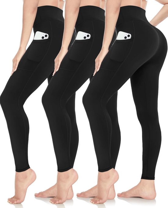 Wijd uitlopende leggings/yogabroek voor dames, ondoorzichtig, met cross-waistband, ideaal als sportbroek, bootcut joggingbroek, jazzpants of fitnessbroek