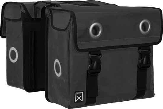 Willex Dubbele Bisonyl Tas 30 L Zwart van Willex