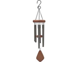 Windorgel zes staafjes en hout - 50 - Metaal - Hout - M van Creotime