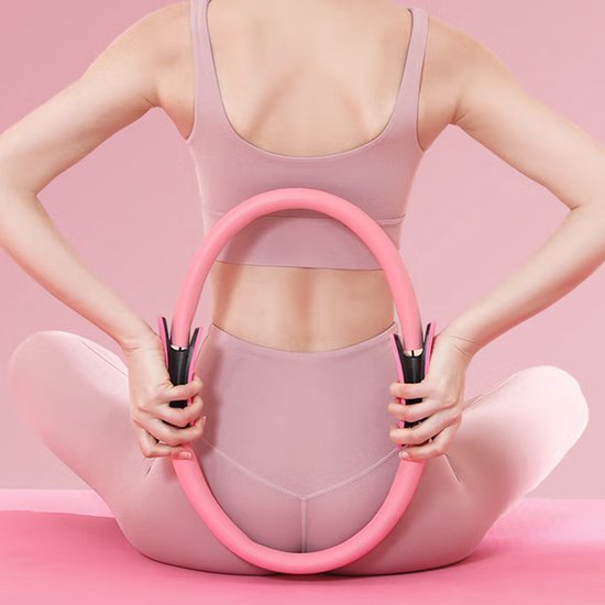 Without Lemon - Pilates Yoga Ring voor Full Body Workout - Spierversteviging, Core Training en Bekkenbodemoefeningen - Roze van Without Lemon