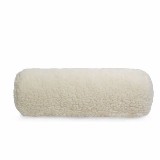Wollen Yoga Bolster Ø 13 cm – 65 cm lang - 100% Schapenwol – Gevuld met Wolbollen – Yoga Kussen voor Yoga, Yin Yoga en Ontspanning
