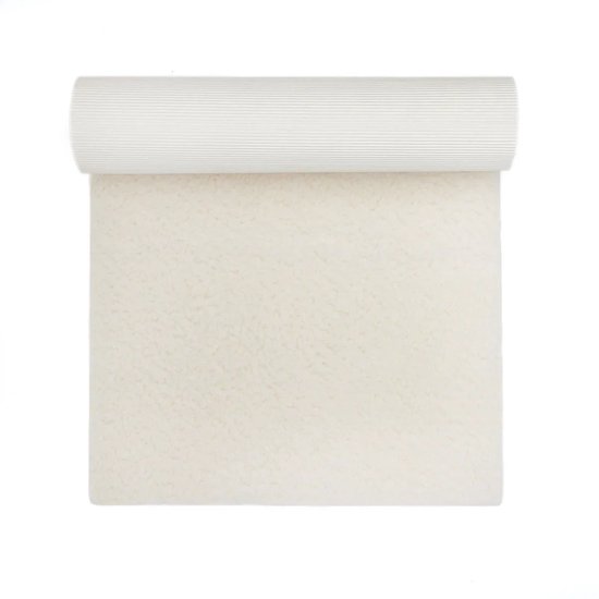 Wollen yogamat scheerwol extra groot - 200 x 75 cm - Bodhi Surya - naturel