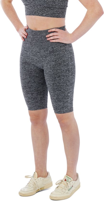 Xtreme Sportswear Korte Sportlegging Dames Short Antraciet Melange-S van Xtreme Sportswear