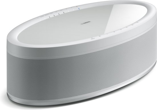 Yamaha MusicCast 50 - Draadloze speaker - Multiroom muziek - Spraakbediening - Wit van Yamaha