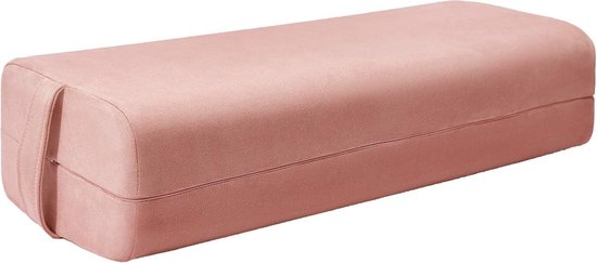 Yin Yoga Bolster voor yogakussen, rechthoekig, met wasbare overtrek van suède en comfortabele handgreep, 66 x 26 x 15 cm, yoga meditatiekussen van Lotuscrafts