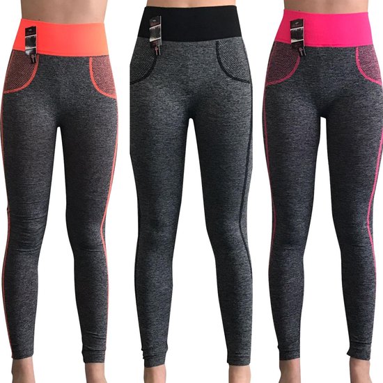 yoga annex sportleggings 3 Pack maat S/M van MyProtein