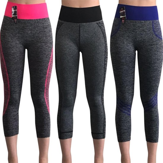 yoga annex sportleggings capri model (3pack) van Litex.