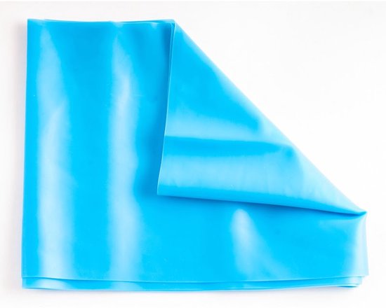 Yoga band van natuurrubber blauw van Merkloos