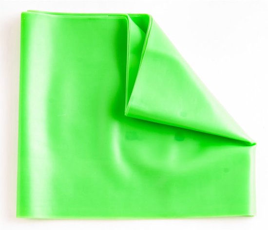 Yoga band van natuurrubber groen van Merkloos
