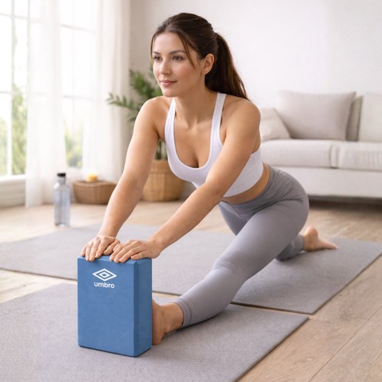 Yoga block blue 23x15x7,5cm