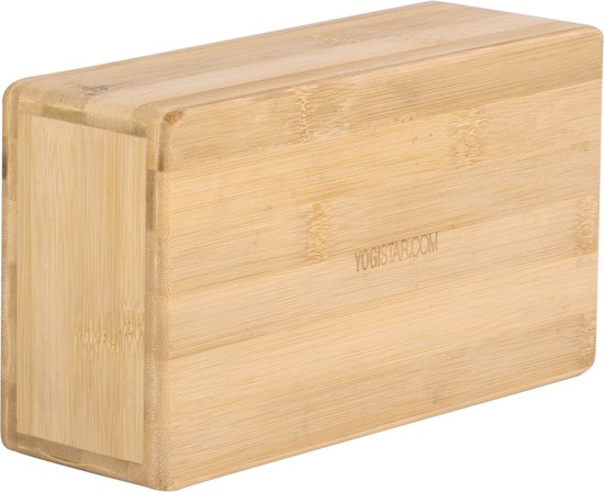 Yoga block - yogiblock - bamboo Yogablok YOGISTAR van YOGISTAR