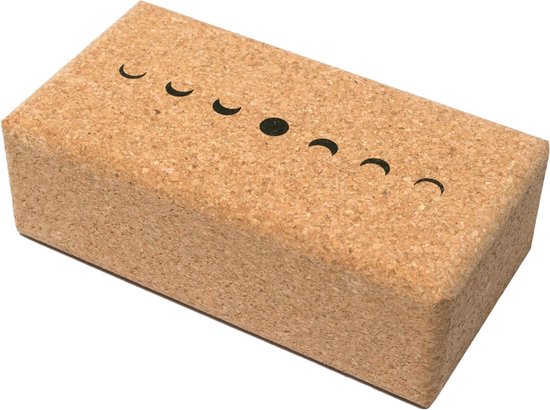 Yoga blok eco natuurkurk moon - Lotus van Lotus
