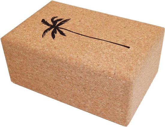 Yoga blok groot eco natuurkurk beach - Lotus van Lotus