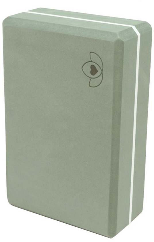 Yoga blok high density asgroen - Lotus