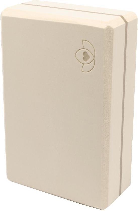 Yoga blok high density creme - Lotus van Lotus