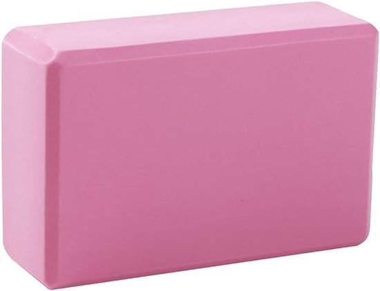 Yoga Blokken Set - Pilates Baksteen - Lichaam Vormgeven - Ultralicht Schuim - 23x15x8cm - Roze