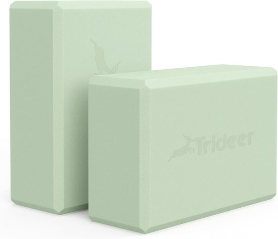 Yoga Blokken Set van 2 - Antislip, Lichtgewicht en Stevig - Perfect voor Yoga, Pilates en Fitness