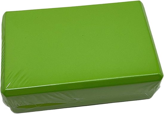 Yoga Blokken - Trainingsblokken Pilates - Flexibiliteit Verbeteren - Hoge Dichtheid Schuim - 23x15x7.5 cm - Groen