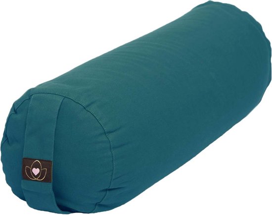 Yoga bolster eco donkergroen rond - Lotus van Lotus