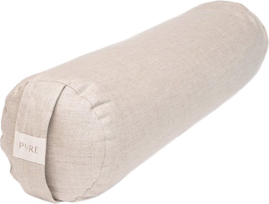 Yoga bolster eco hennep rond - Pure van Merkloos