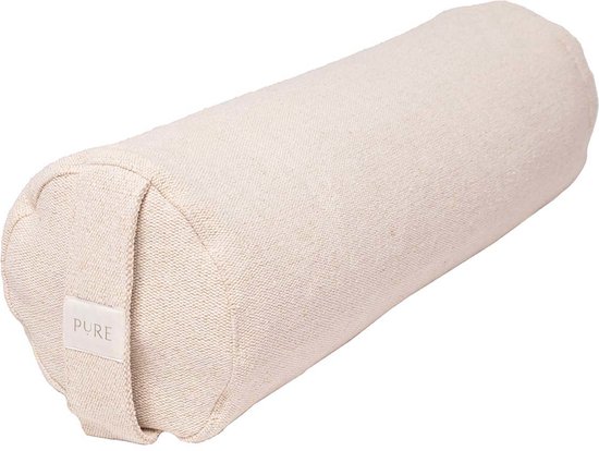 Yoga bolster eco jute naturel rond - Pure van Pure