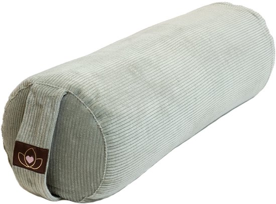 Yoga bolster eco rib asgroen rond - Lotus
