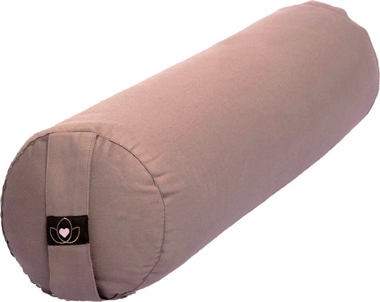 Yoga bolster eco taupe rond - Lotus van Lotus