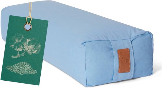Yoga Bolster met Bio Speltvulling - Ergonomisch Meditatiekussen in Diverse Kleuren - 67 cm
