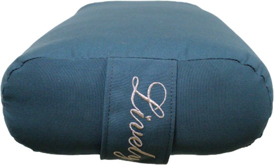 Yoga Bolster - Petrol - Rechthoek - plat van Yogi & Yogini