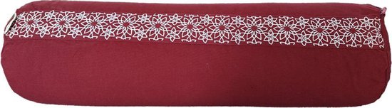 Yoga bolster Samarali - 100% katoen - 20x60 cm - 3.5KG - 2 covers (buiten & binnen) - GOTS gecertificeerd van Samarali