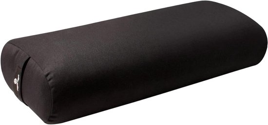 Yoga Bolster - Steun Kussen - Ontspannende Yoga - Stabiele Platte Zijden - 5 Pounds - Zwart