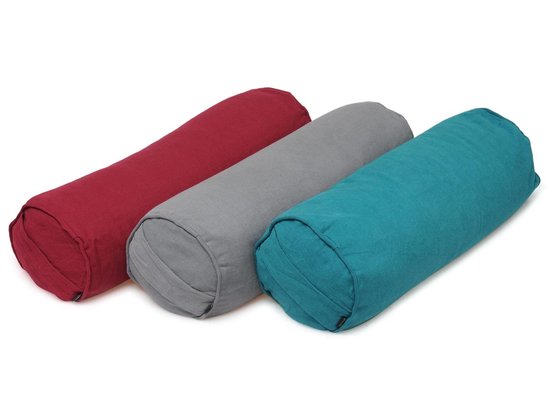 Yoga-Bolster yin - basic - round graphit Meditatiekussen YOGISTAR van YOGISTAR