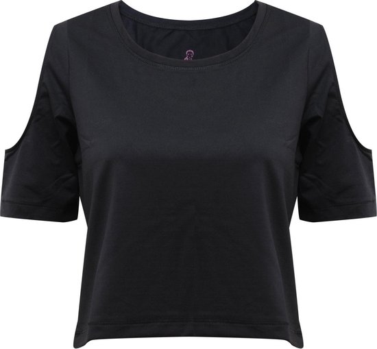 Yoga-Breathe-Shirt "Raffaela" - black L Loungewear shirt YOGISTAR van YOGISTAR