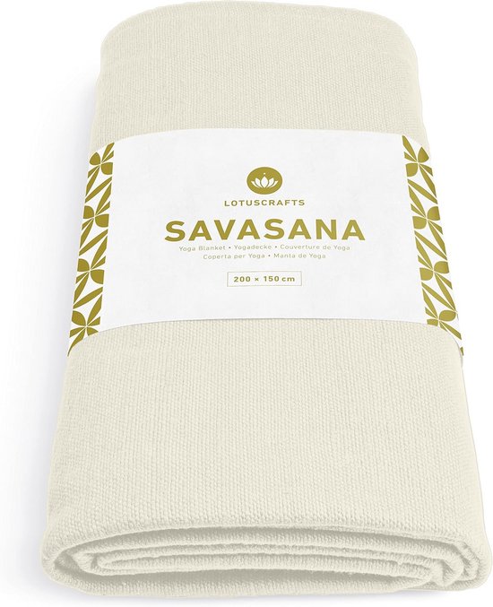 Yoga Deken 200 x 150 cm - Meditatie Decke van 100% Biologisch Katoen voor Ultimative Ontspanning