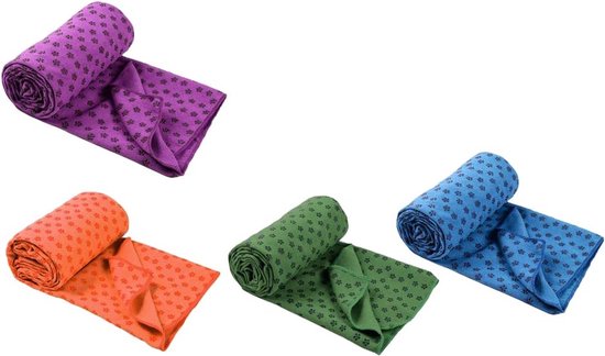 Yoga deken sport antislip stranddeken picknick yogamat strand 180x60cm (oranje) van De Nyaman.