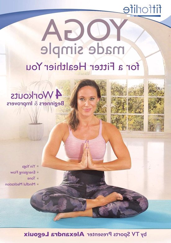 Yoga DVD - Thuiscursus - Fitness - 4 Workouts - 19x13.6x1.2 cm - Niet gespecificeerd