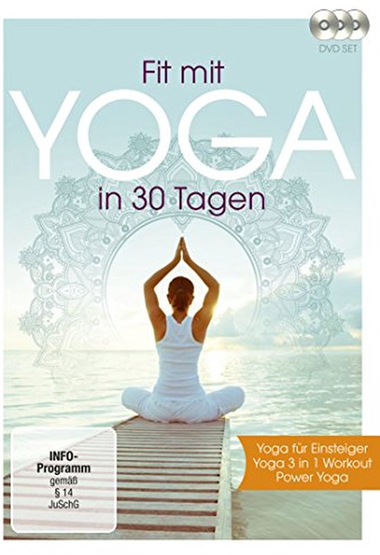 Yoga DVD - Thuiscursus - Ontspanning en Kracht - 30 Dagen Programma - 3 Disks - Niet van toepassing