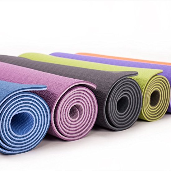 Yoga- en Fitnessmat voor Pilates en Gymnastiek - Antislip, Hypoallergeen, 100% Recyclebaar