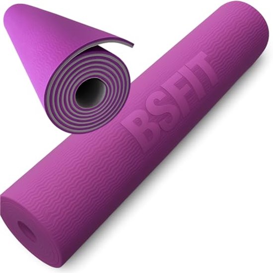 Yoga en Pilates Fitnessmat - Antislip, Milieuvriendelijk TPE met Draagriem
