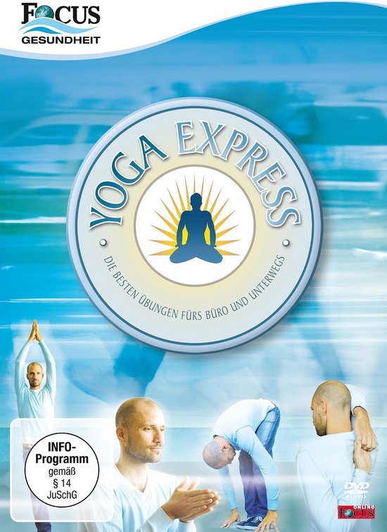 Yoga Express - Oefeningen DVD - Ontspanning Zonder Hulpmiddelen - Speciaal voor Werk en Reis - 3 Uur Speelduur - N.v.t.