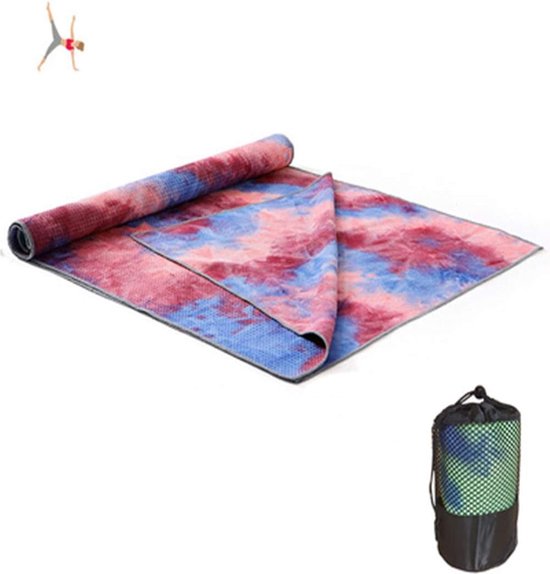Yoga handdoek antislip super zacht zweetabsorberend hot yoga handdoek voor pilates, sportschool en workout van Pnrskter